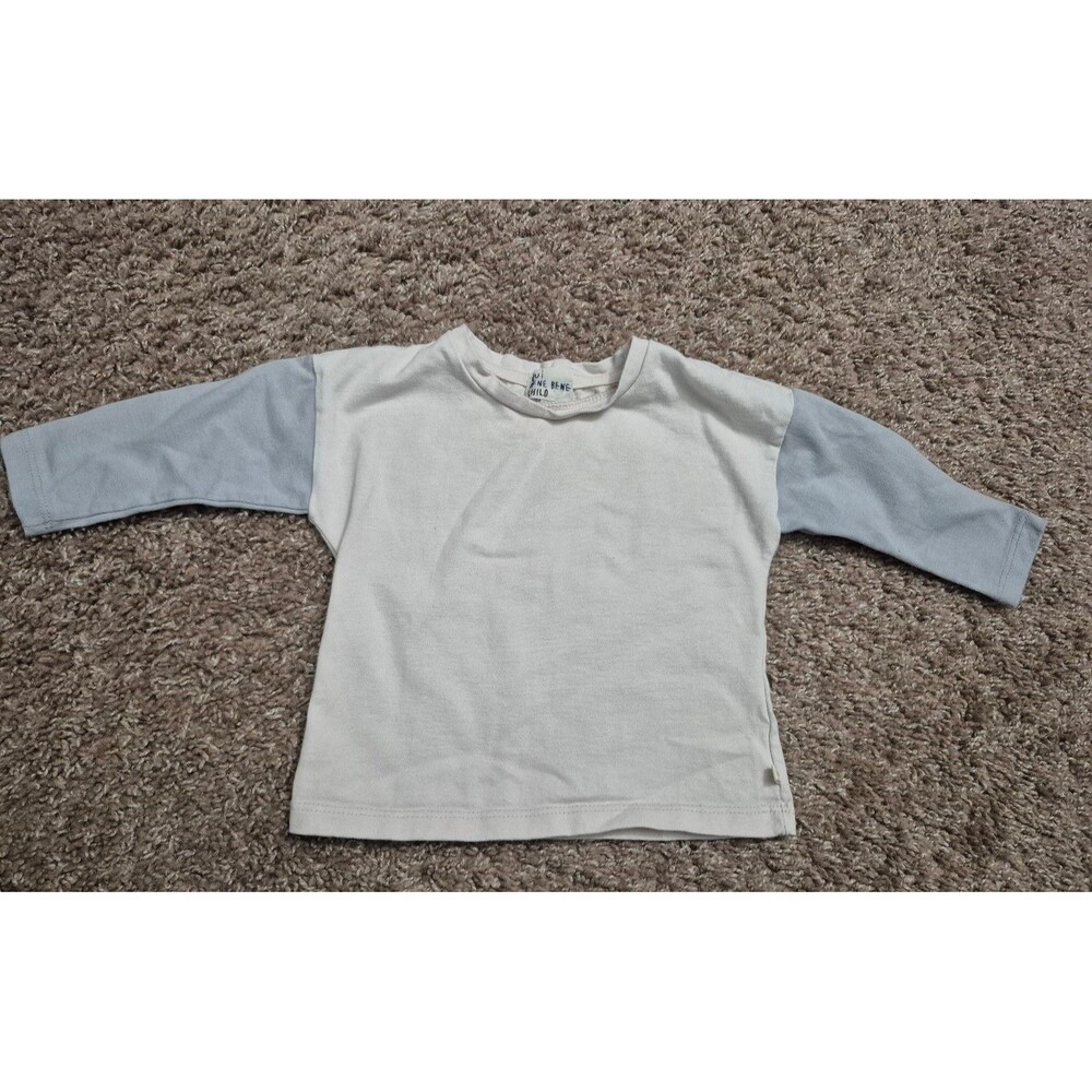 Oui bene bene child colorblock shirt size 12 months